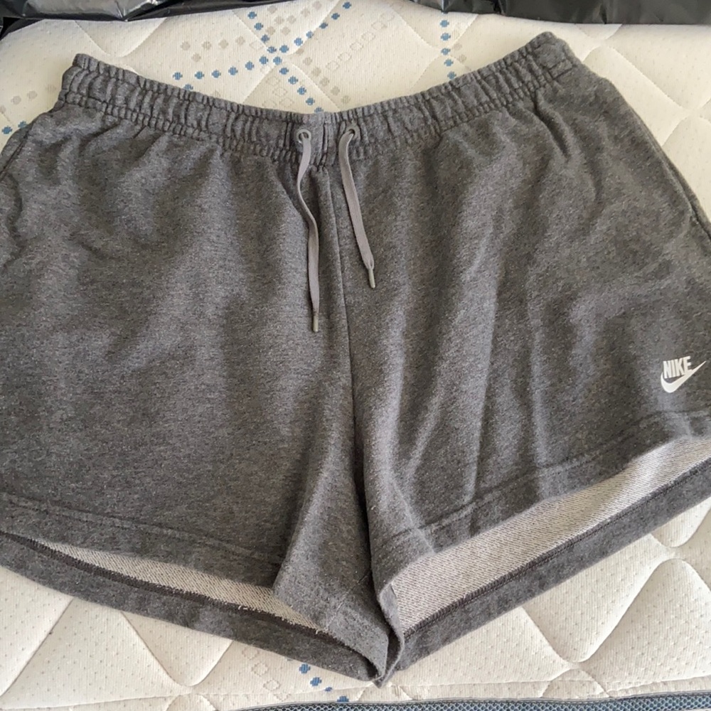 Nike Plus Size Sweat Shorts Dark Grey 1x